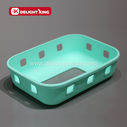 Glass Airtight Food Container With Silicone Sleeve